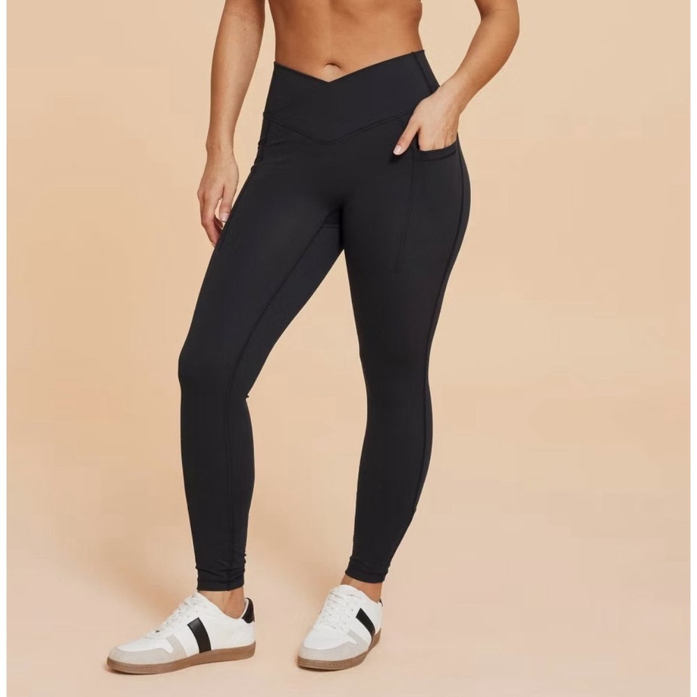 Blogilates Women's Crisscross High-Rise Leggings - XL